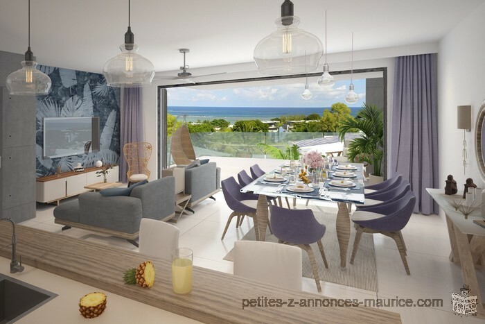 BREATHTAKING SEAVIEW APARTMENTS & PENTHOUSES CLOSE TO THE SEA IN TAMARIN – WEST MAURITIUS