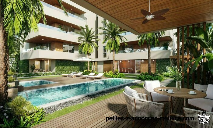 CLOSE BEACH! SUMPTUOUS & MODERN PENTHOUSES WITH PRIVATE POOL IN PEREYBERE - MAURITIUS