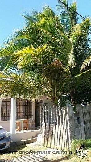 Fully equipped and furnished HOUSE FOR RENT at Grand Gaube close to the beach.