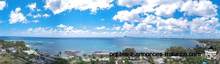 HIGH-END AREA ! SUMPTUOUS PENTHOUSES NICE SEA VIEW & CLOSE BEACH AT POINTE AUX CANONNIERS