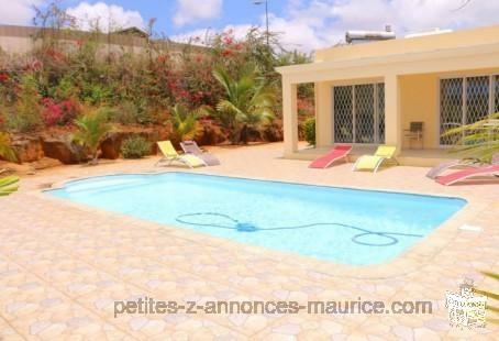 MAGNIFICENT 3 BEDROOM SEMI-DETACHED RESIDENTIAL VILLA FOR RESALE IN POINTE AUX PIMENTS- MAURITIUS