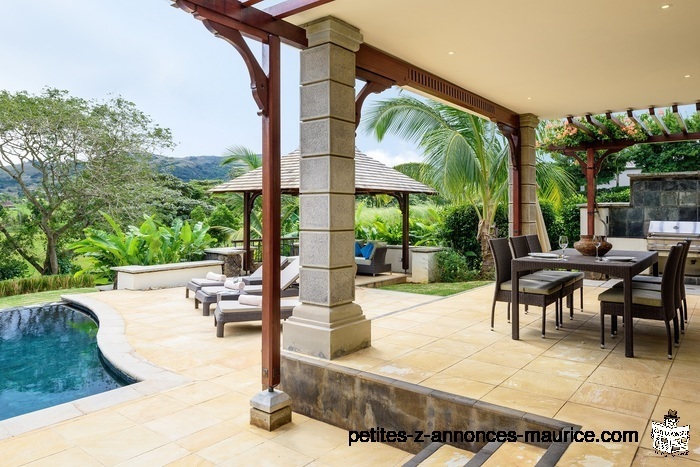 SUMPTUOUS RESALE VILLA OVERLOOKING THE GOLF AND BEACH ACCESS IN BEL OMBRE ESTATE