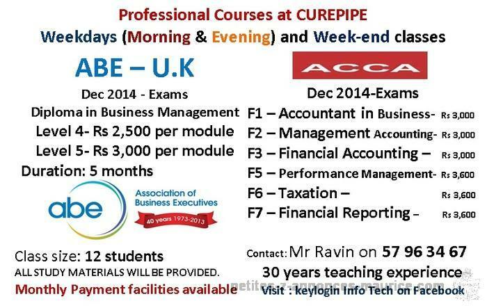 ACCA and ABE Courses