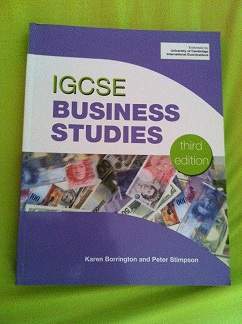 Livre NEUF ET INUTILISE: IGCSE Business Studies (Karen Borrington & Peter Stimpson)