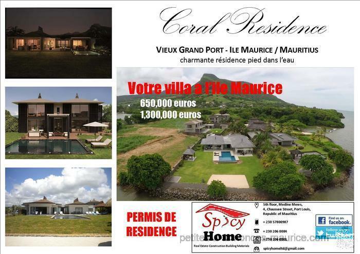 Villa a Vendre Coral Residence, Vieux Grand Port